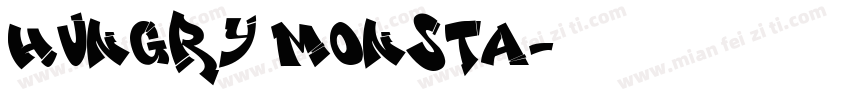 Hungry Monsta字体转换